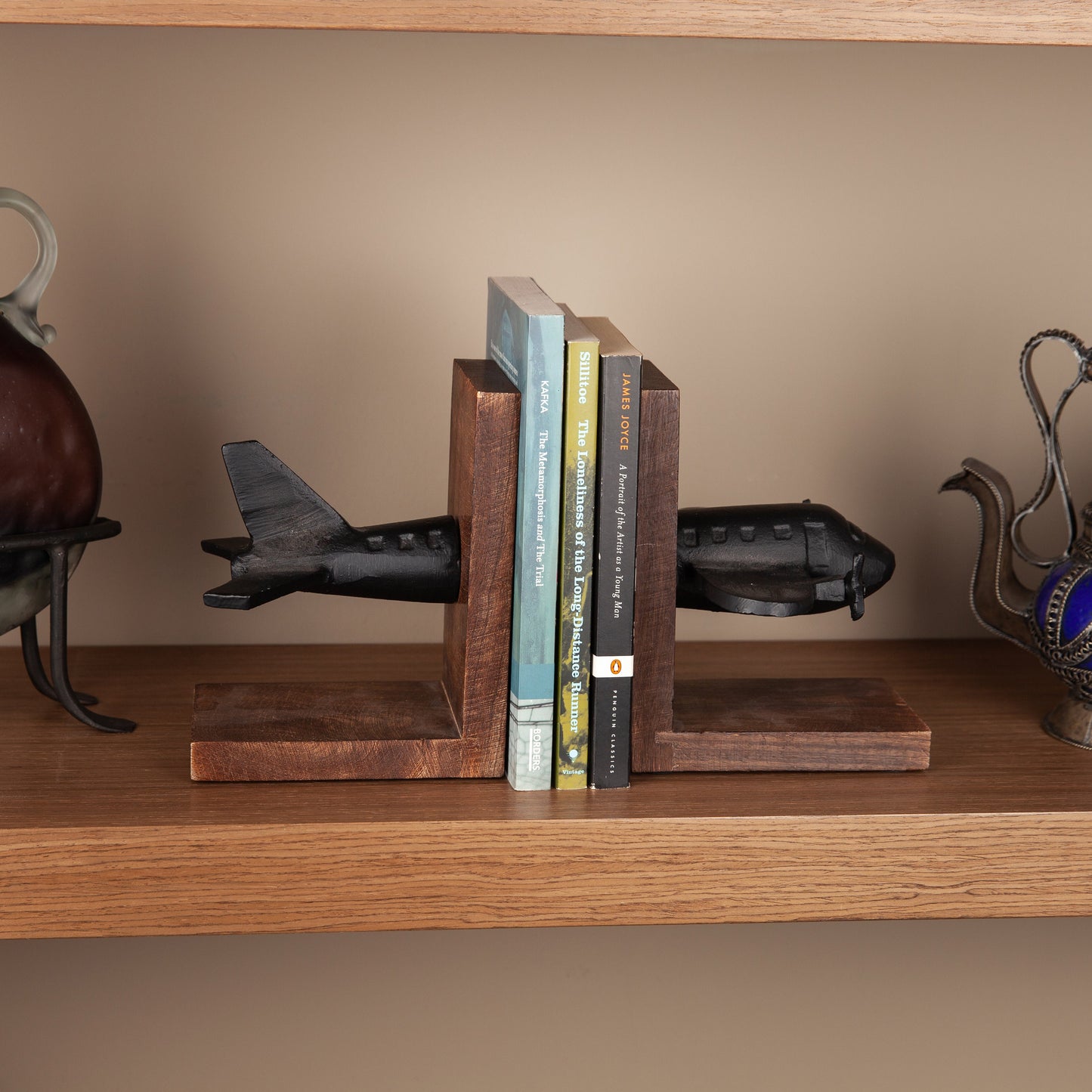 Airplane Bookend Set