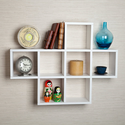 Cubby Laminated Veneer Shelving Unit