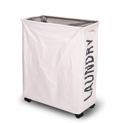 Collapsible Waterproof Folding Laundry Hamper on Wheels