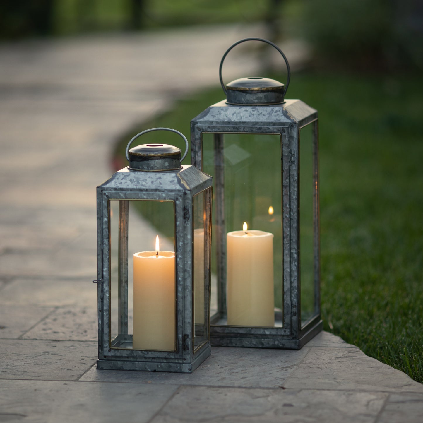 Alberta 13 in. Galvanized Lantern