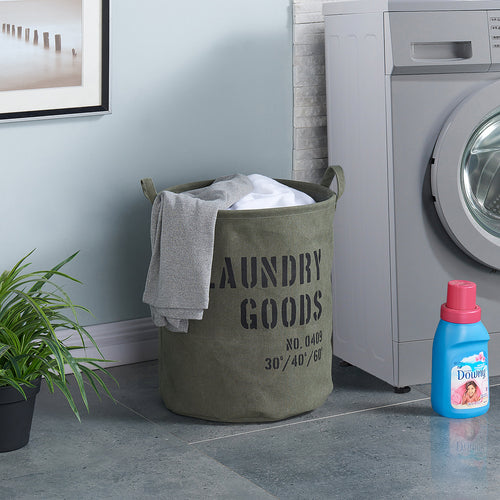 Army Canvas Laundry Bucket