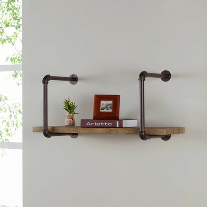 Industrial Pipe Wall Shelf