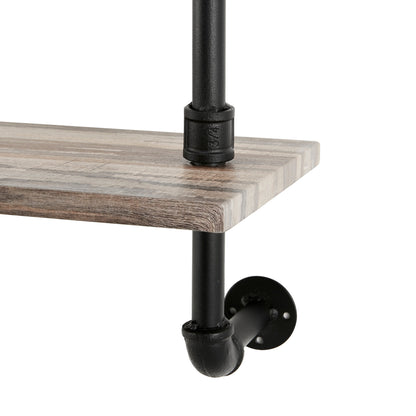 Aurora Three Tier Pipe Shelf Unit