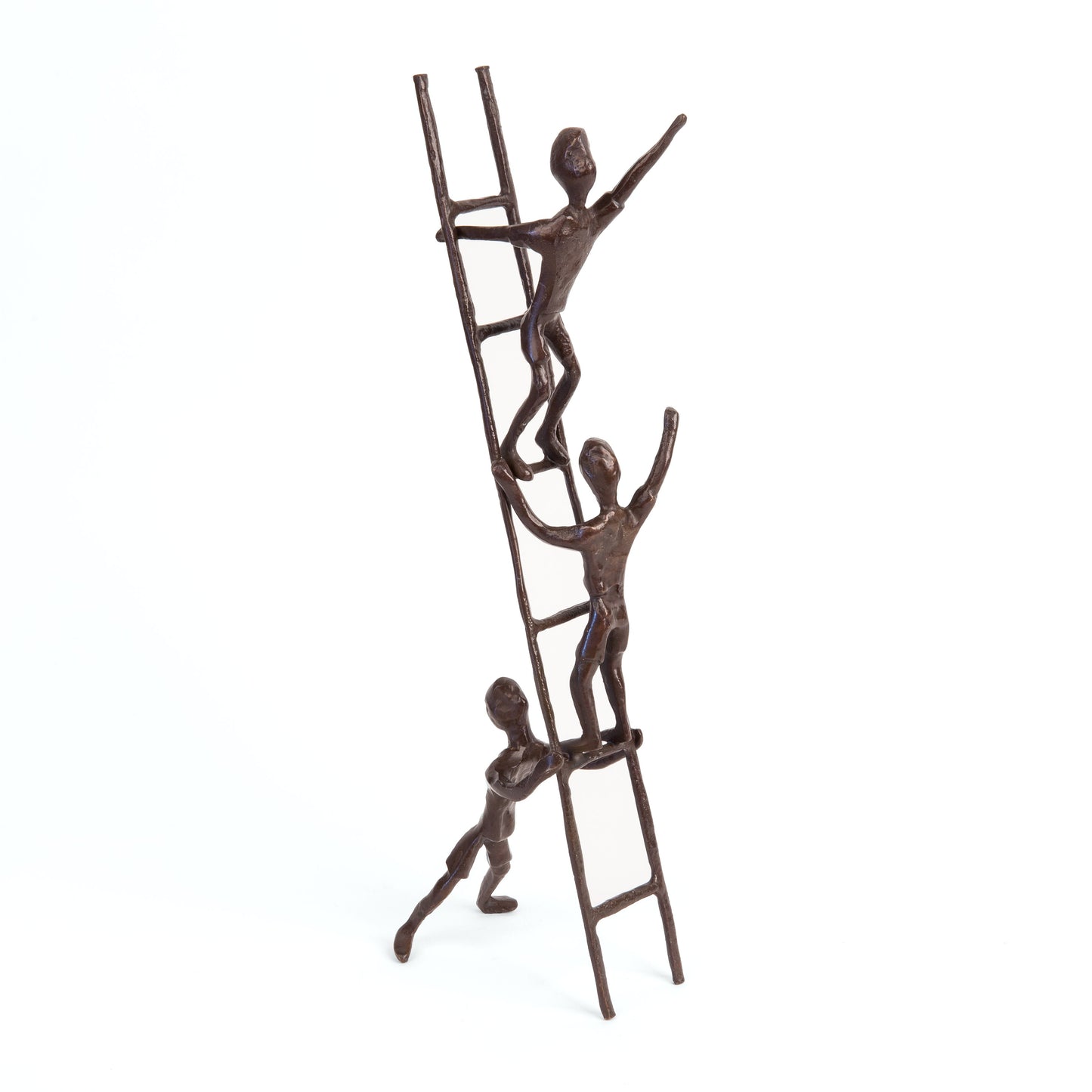 Children on a Ladder Cast Bronze