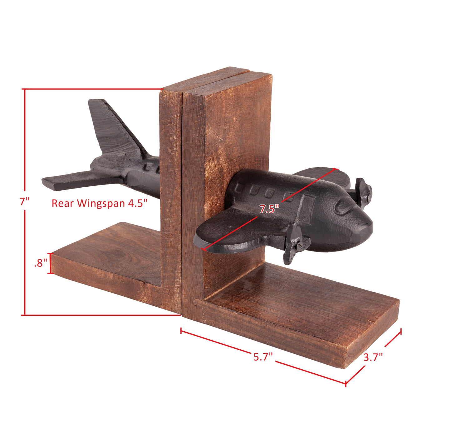 Airplane Bookend Set