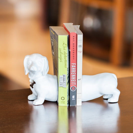 Dachshund Dog Bookend Set