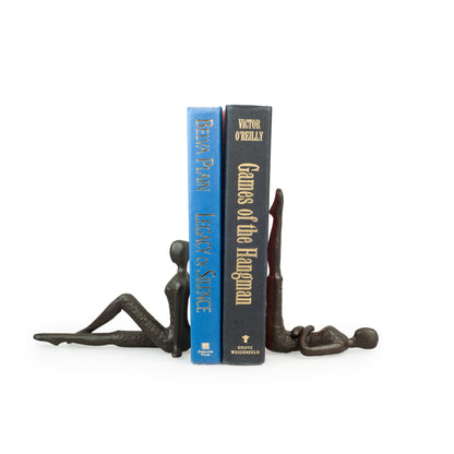 Ladies Stretching Metal Bookend Set